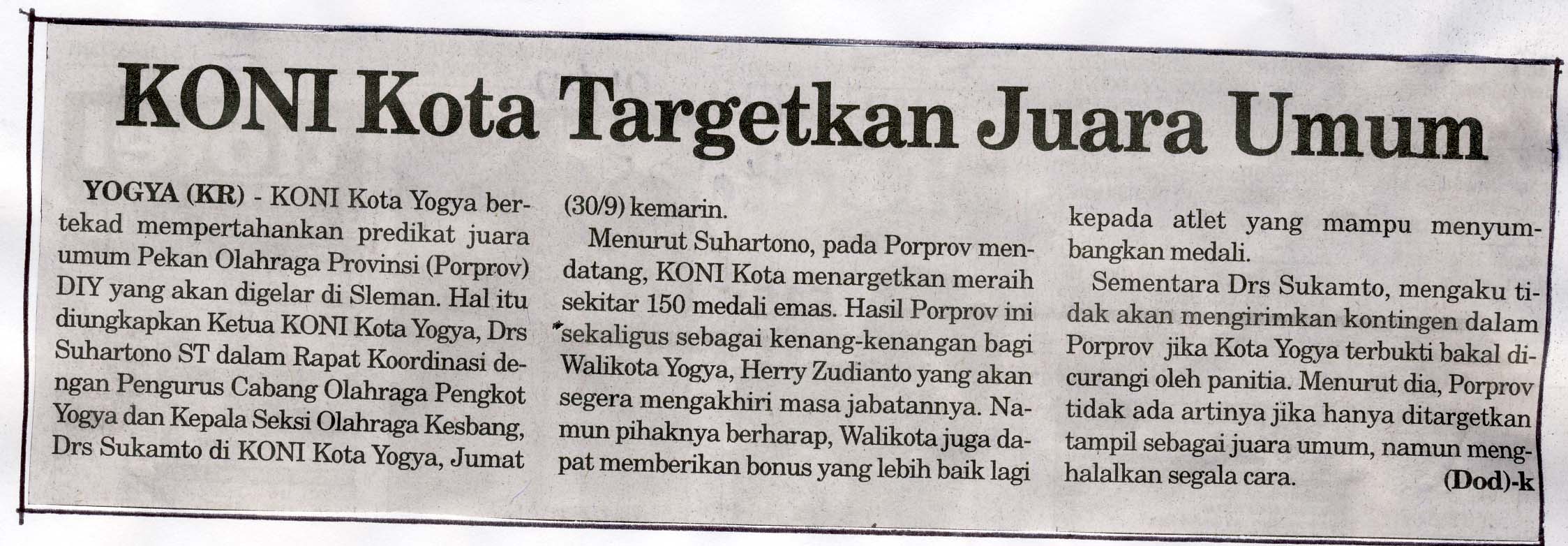 Kliping jogja terbaru